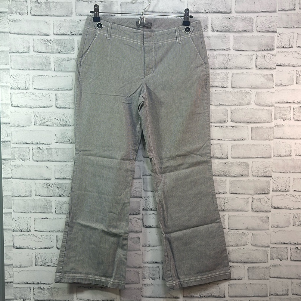 Dockers Collection Mid-Rise Petite Curvy Pin Strip Pants 8P
